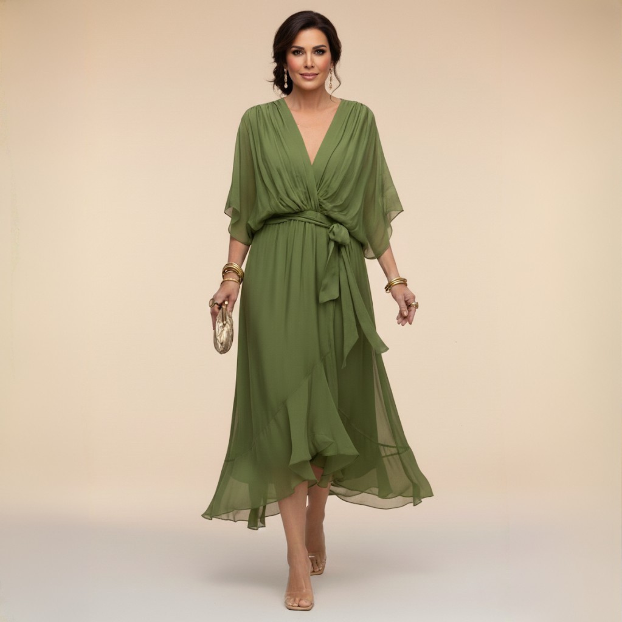 Marta | Vestido con escote en V