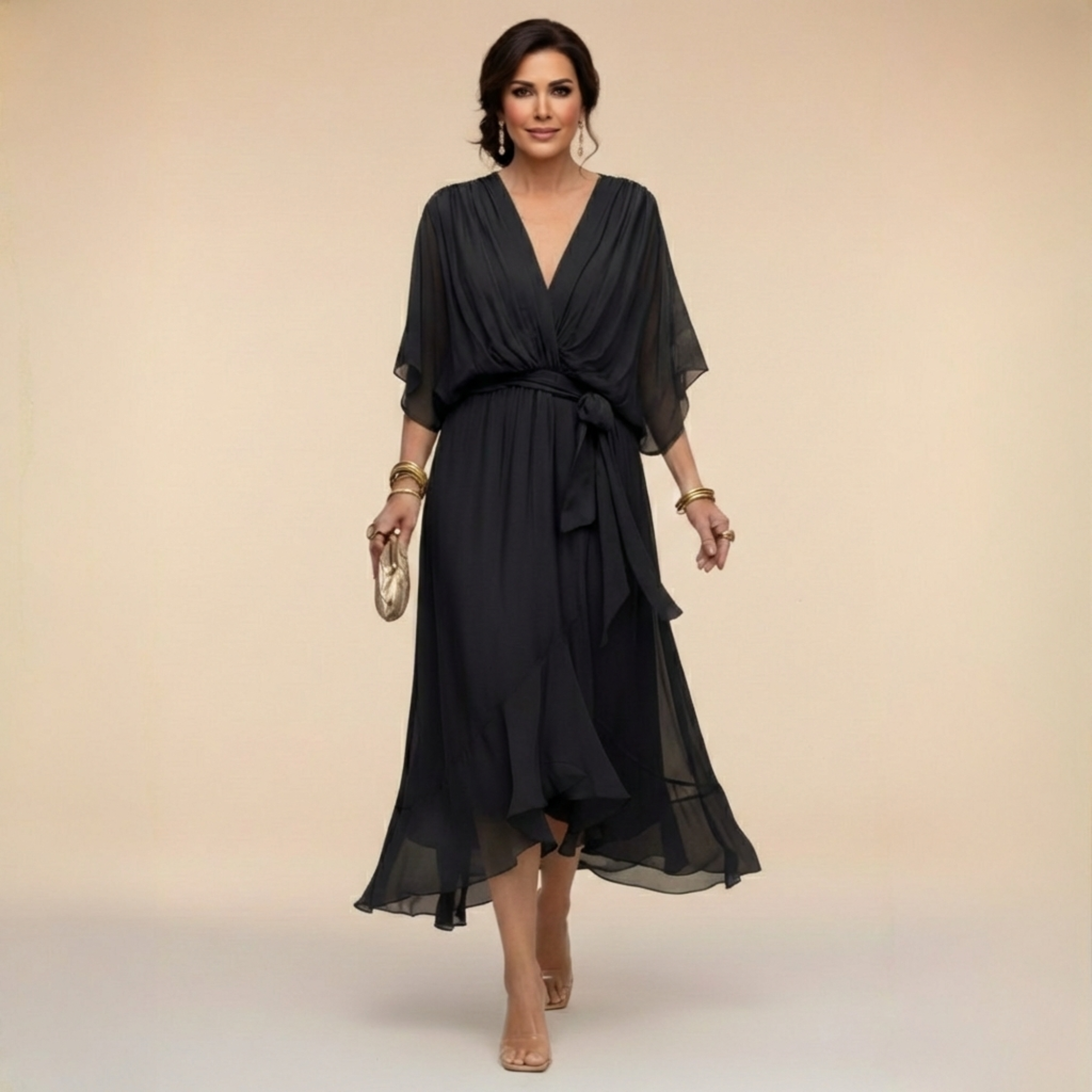 Marta | Vestido con escote en V